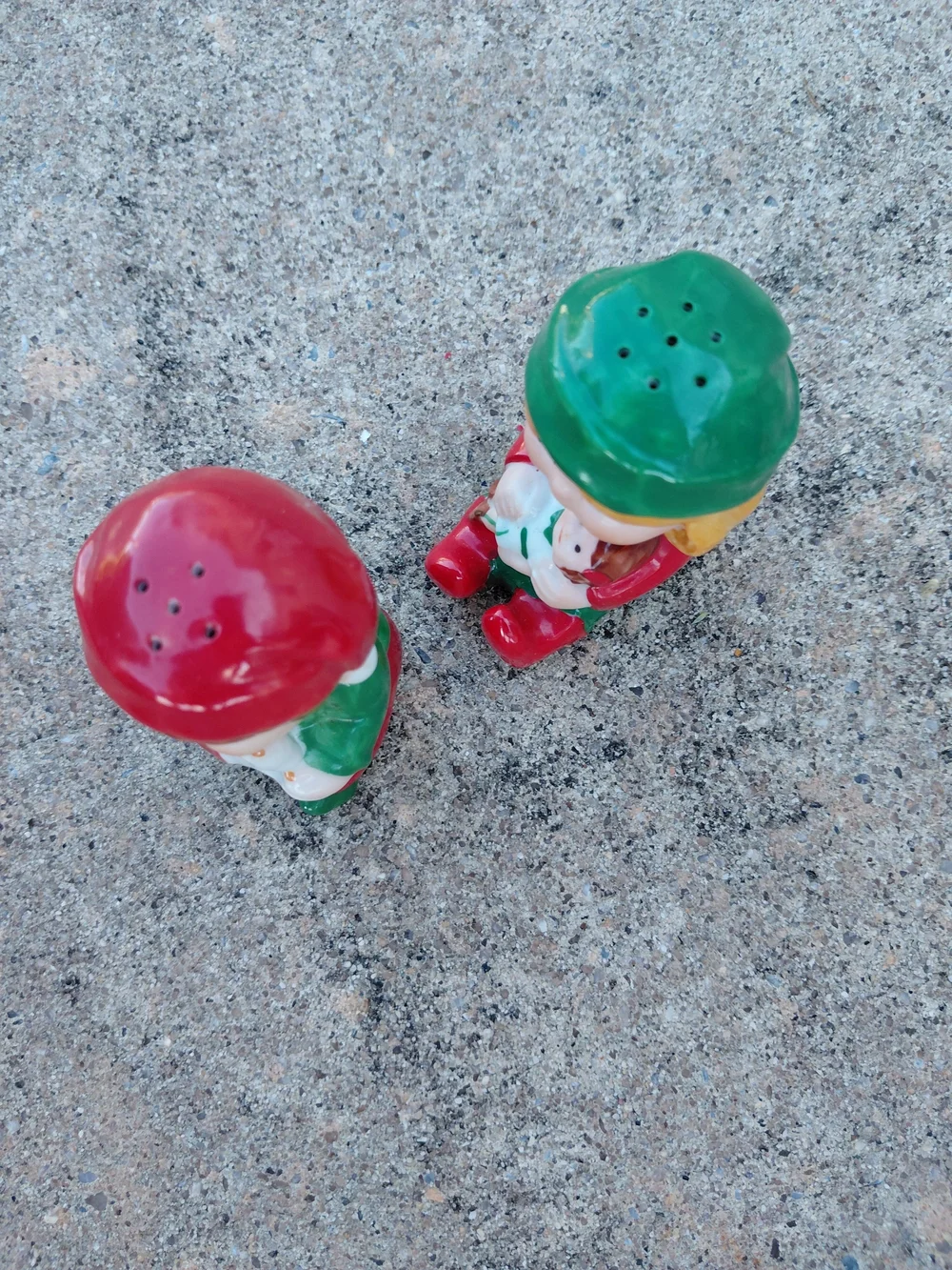 Vintage Toy Shop Elves Salt Pepper Shakers